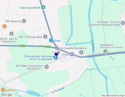 Білборд, Бігборд (Борд)  A у Ірпені, 6х3  м. Ірпінь, вул. Чкалова, в'їзд в м. Ірпінь з м. Гостомель, біля мийки, навпроти СТО, металобаза АВ Метал схема