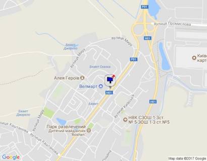 Білборд, Бігборд (Борд)  A у Обухові, 6х3  м. Обухів, вул. Київська, 119, поворот до супермаркету "Велмарт", автобусна зупинка "Піщана" схема