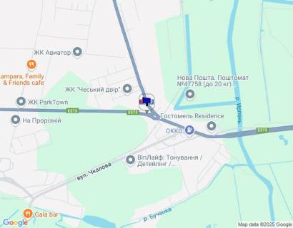 Білборд, Бігборд (Борд)  B у Гостомелі, 6х3  м. Буча-м. Гостомель, траса М-07 "Київ-Ковель", км 23+920 право, вул. Гостомельське шосе-вул. Свято-Покровська, розвилка Ірпінь-Гостомель-Буча, парковка Фора, KFC, поворот на Гостомель, Ірпінь, напрямок на Ірпінь схема