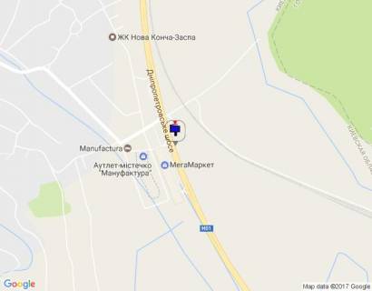 Билборд B в Ходосовке, 6х3  Дніпровське шосе, траса Н-01 "Київ-Знам'янка", км 23+750 ліво, через 100м після повороту на с. Ходосівку та АЗС UPG, навпроти ТЦ "МегаМаркет" схема