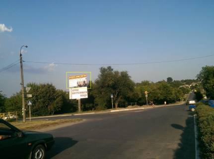 Білборд, Бігборд (Борд)  A у Умані м. Умань, вул. Челюскінців, перехрестя з вул. Небесної Сотні та вул. Шолом-Алейхема, біля АЗС ОККО, за 40м до автобусної зупинки, верх Фото 1