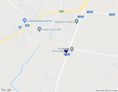 Билборд A в Василькове, 6х3  м. Васильків, Т-1023, км 4+400 право, в'їзд в м. Васильків, через 230м після автобусної зупинки, через 300м після повороту на вул. Вокзальна та смт. Глеваха, через 1,7км після розв'язки Київ-Васильків схема