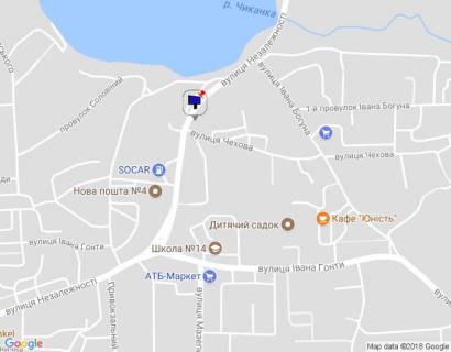 Білборд, Бігборд (Борд)  B у Умані м. Умань, вул. Незалежності, навпроти будинку 56, поворот на вул. Чехова, через 210м після повороту на вул. Івана Богуна, за 90м до АЗС SOCAR та 290м до розв'язки з вул. Івана Гонти схема