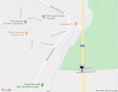 Білборд, Бігборд (Борд)  B у с. Лісники, 6х3  Дніпровське шосе, траса Н-01 "Київ-Знам'янка", км 21 + 590 право схема