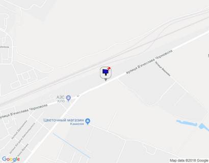 Білборд, Бігборд (Борд)  A у Вишневе м. Вишневе, вул. Чорновола,37, зупинка Автопарк, навпроти ЖК Paradise Avenue схема