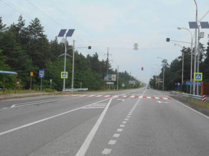 Билборд B в Козине, 6х3  Конча-Заспа, траса Р-01, км 32+500 право, поворот на с. П'ятихатки, навпроти автобусної зупинки фото 1