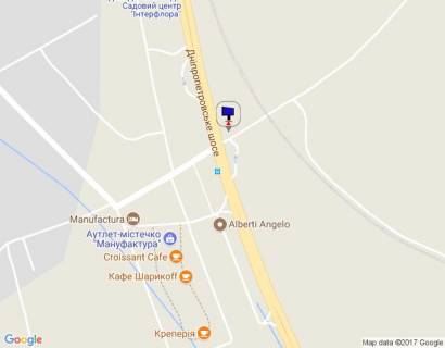 Білборд, Бігборд (Борд)  A у Ходосівці, 12х3  Дніпровське шосе, траса Н-01 "Київ-Знам'янка", км 23+650 ліво, поворот на с. Ходосівку, біля АЗС UPG, через 150м після ТЦ "МегаМаркет", лівий схема