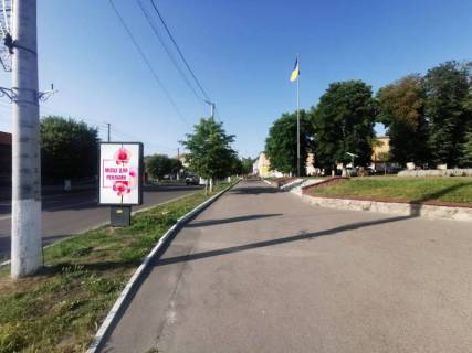 Сiтiлайт A у Василькові, 1,2х1,8  м. Васильків, вул. Соборна, 64/1, біля повороту на вул. Володимирська, навпроти магазину "Сільпо", за 190м до перехрестя з вул. Юних Комунарів, за 270м до перехрестя з вул. Шевченка та вул. Покровська Фото 1