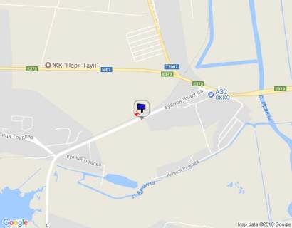 Білборд, Бігборд (Борд)  A у Ірпені м.Ірпінь, вул. Чкалова, в напрямку траси Київ-Ковель схема