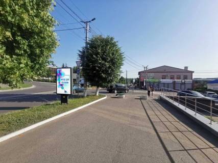 Ситилайт A в Василькове, 1,2х1,8  м. Васильків, вул. Соборна, 64/1, біля магазину "Сільпо" та повороту на вул. Володимирська, через 190м після перехрестя з вул. Юних Комунарів, через 270м після перехрестя з вул. Шевченка та вул. Покровська фото 1