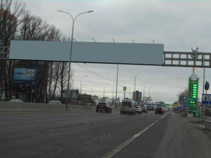 Білборд, Бігборд (Борд)  B у Гатному, 6х3  с. Чабани, кінець проспекту Академіка Глушкова, траса М-05 Київ-Одеса, км 13+550 ліво, виїзд з Києва, навпроти АЗС UPG, ФОРА, перед ЖК Одеський Квартал, в радіусі 300м АЗС ОККО, Нова Лінія, АТБ, верх Фото 1