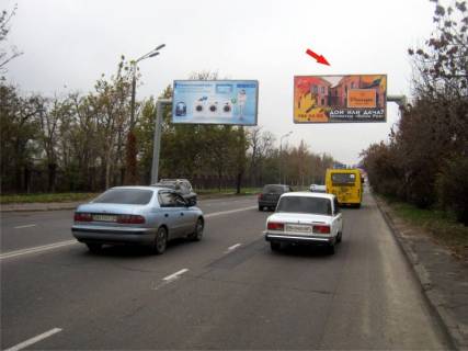 Билборд A в Одессе, 3х6  вул. Краснова, 6а - ОККО (А), з центру фото 1