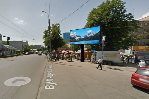 Видеоборд A в Черкассах, 5,8ш*2,9в  вул. Смілянська - вул. Гоголя - 614337 фото 1