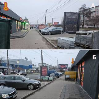 Ситилайт B в Черкассах, 1.2ш*1.8в  вул. Чорновола 156 (ринок) фото 1