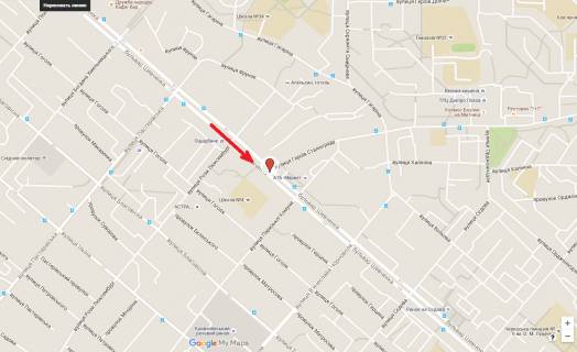 Призматрон, Призма A у Черкасах ул.Г.Сталинграда / бул. Шевченко  (поворот на Мытницу) призматрон - 279017 схема