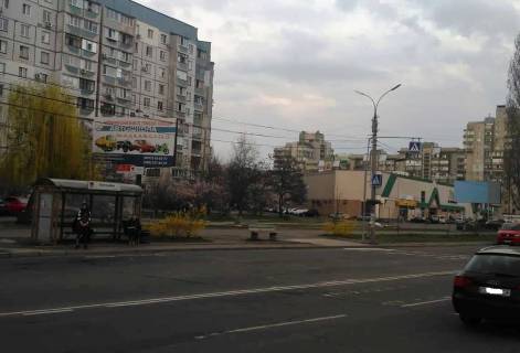 Білборд, Бігборд (Борд)  B у Черкасах, 6*3  м.Черкаси, вул.Гагаріна №55, район Митниця, (зуп. "Рибка", між супермаркетами) Фото 1