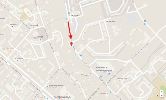 Билборд A в Черкассах, 3в*6ш  вул. Володимира Великого, 42 схема