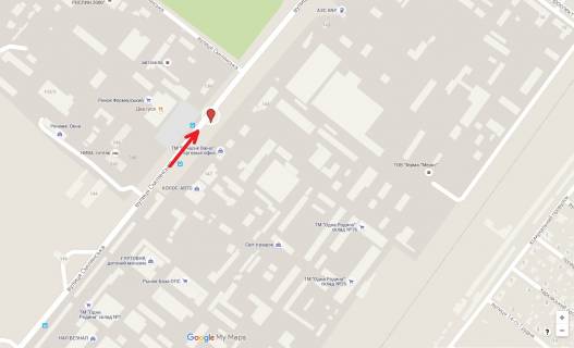 Билборд A в Черкассах, 3в*6ш  вул.Смілянська,153 ,(база ОПС) схема