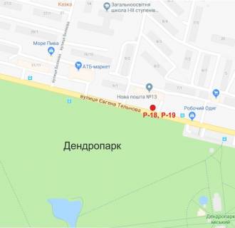 Билборд A в Кропивницкий (Кировоград) вул. Євгенія Тельнова (пр-т.Правди) схема