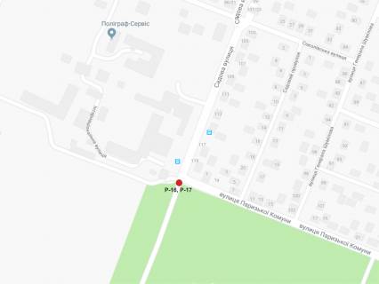 Билборд B в Кропивницкий (Кировоград), 3х6  вул. Садова схема