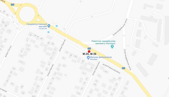 Билборд B в Кропивницкий (Кировоград), 3х6  вул. Романа Шухевича (вул. Шмидта) схема