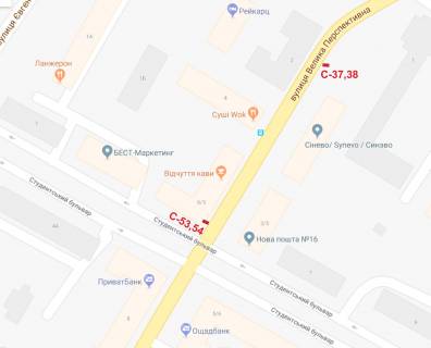 Ситилайт  в Кропивницкий (Кировоград) схема