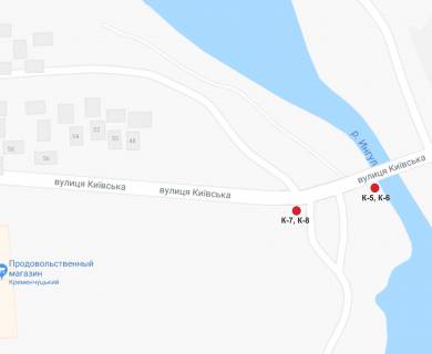 Билборд A в Кропивницкий (Кировоград), 3х6  вул. Київська схема