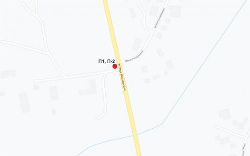 Білборд, Бігборд (Борд)  B у Кропивницький (Кіровоград) вул.Холодноярська (вул.Московська) схема