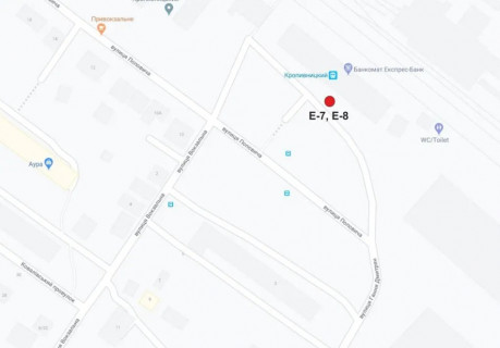 Билборд A в Кропивницкий (Кировоград), 3х6  вул. Поповича схема