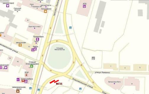 Призма + в Запорожье, 3х6  пр.Соборный_автовокзал - 305965 схема