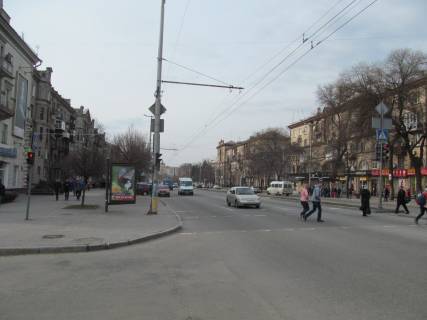 Билборд A в Запорожье, 3x6  пр-т Соборный-ул.Мира фото 1