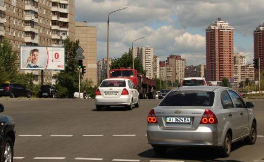 Билборд A в Киеве, 3х6  О.Бальзака 57/Градинська (А) фото 1