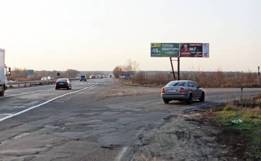 Билборд A в Бровары, 3х6  Бровари Окружна/АЗС ОККО,ресторано гостиний комплекс "Петровський Бровар" (А) правий - на Київ фото 1