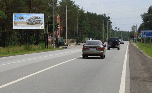 Билборд B в Київських трасах, 3х6  Конча-Заспа/котеджне містечко Сосновий Бір (В) з Києва фото 1