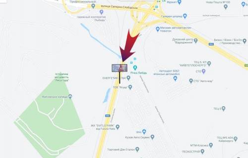 Скроллер B в Киеве, 3х6  Столичне ш/Видубичи (АЗС Глуско)/Південний міст - на Конча Заспа,вул.Заболотного  (В1) СКРОЛЛЕР - 245829 схема