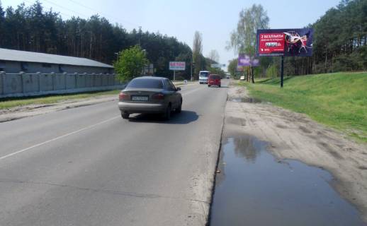 Билборд A в Ирпене, 3х6  Ірпінь в*їзд в місто з Гостомельскої траси (А) фото 1