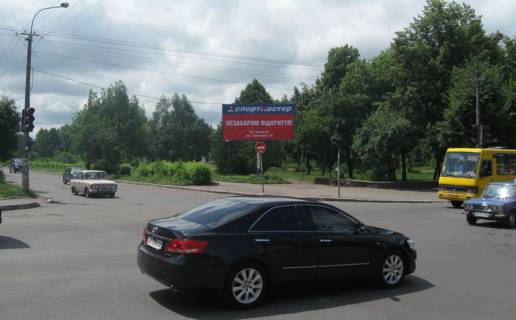 Билборд A в Ровно, 3х6  вул.Набережна/пр-т Миру (А) фото 1