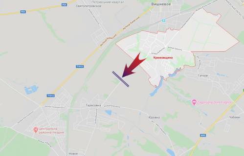 Билборд A в Київських трасах, 3х6  Крюківщина-Тарасівка-Боярка (А правий) схема