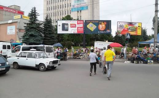 Билборд A в Тернополе, 3х6  вул.Живова / вул. Метрополита Шептицького - лівий фото 1