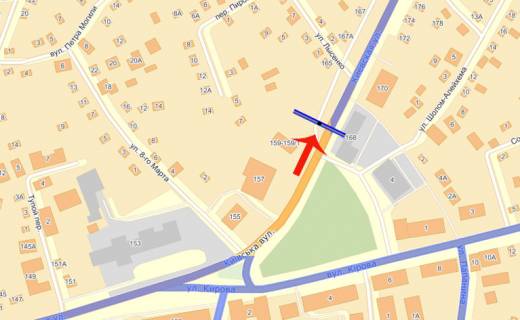 Призматрон, Призма B у Бровари, 3х6  Бровари вул.Київська,161(В1) з Київа/призма/УкрСиб банк - 531699 схема