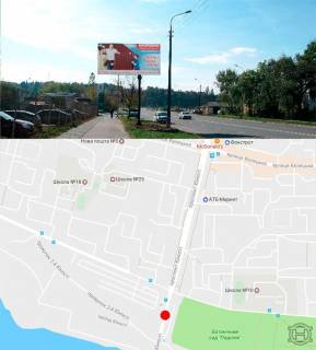 Білборд, Бігборд (Борд)  B у Вінниці, 3х6  пр-т Юности Фото 1