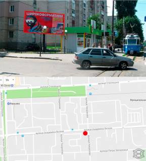 Билборд B в Виннице, 3х6  вул.академика Янгеля фото 1