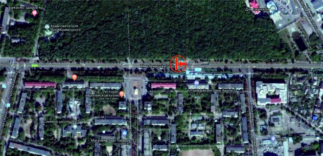 Призма A в Виннице, 6х3  Хмельницьке шосе (зуп. Лісопарк) - 282145 схема