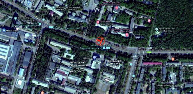 Призматрон, Призма B у Вінниці, 6х3  Хмельницьке шосе (зуп. Студентська) - 282159 схема