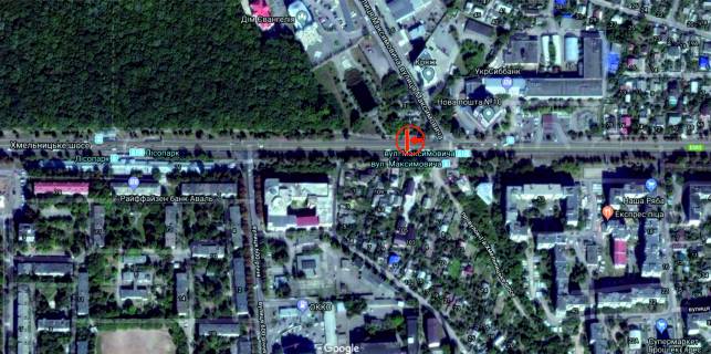 Призматрон, Призма A у Вінниці, 6х3  Хмельницьке шосе - вул. Максимовича - 282133 схема
