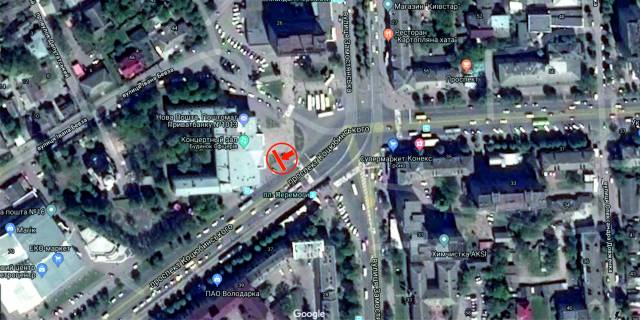 Скролер, Скрол A у Вінниці, 3.14х2.32  пр. Коцюбинського (будинок Офіцерів) - 500350 схема