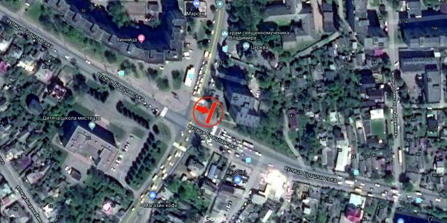 Призматрон, Призма B у Вінниці, 6х3  вул. Брацлавська - вул. Замостянська - 282292 схема