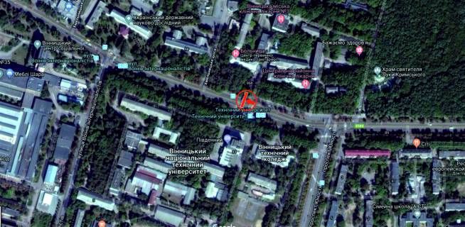 Призма A в Виннице, 6х3  Хмельницьке шосе (зуп. Студентська) - 282155 схема