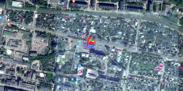 Білборд, Бігборд (Борд)  B у Вінниці, 6х3  Немирівське шосе - вул. Іванова (біля АТБ) схема