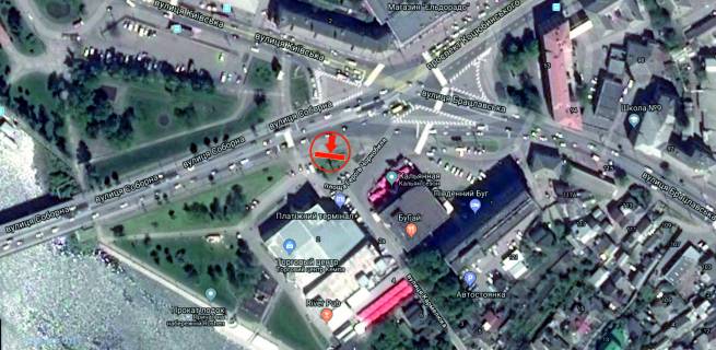 Призма B в Виннице, 6х3  пл. Героїв Чорнобиля (з вул.Київська, Коцюбинського) - 282266 схема